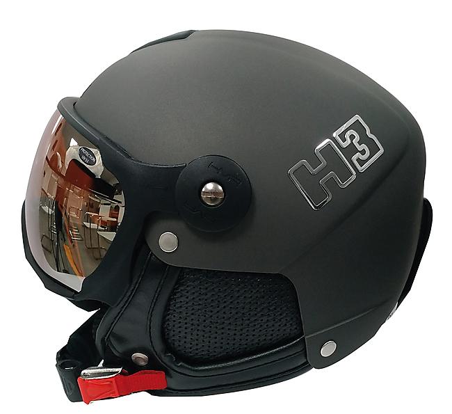 CASQUE DE SKI H3 + VISIERE photochromique