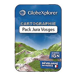 TOPO GLOBEXPLORER IGN 1/25000e PACK JURA/VOSGES