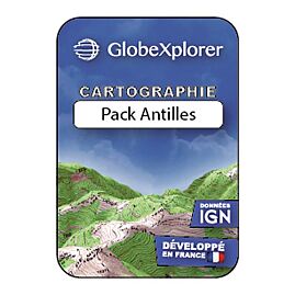 TOPO GLOBEXPLORER 1/25000e PACK ANTILLE