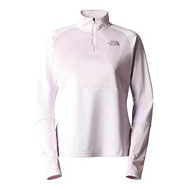 T-SHIRT ML DEMI ZIP 1/4 ZIP RUN FLEECE W