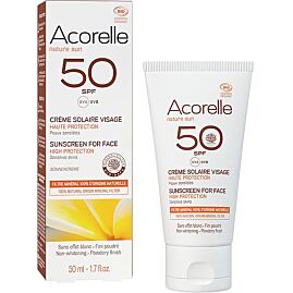 CREME SOLAIRE BIO VISAGE SPF 50 - 50 ML